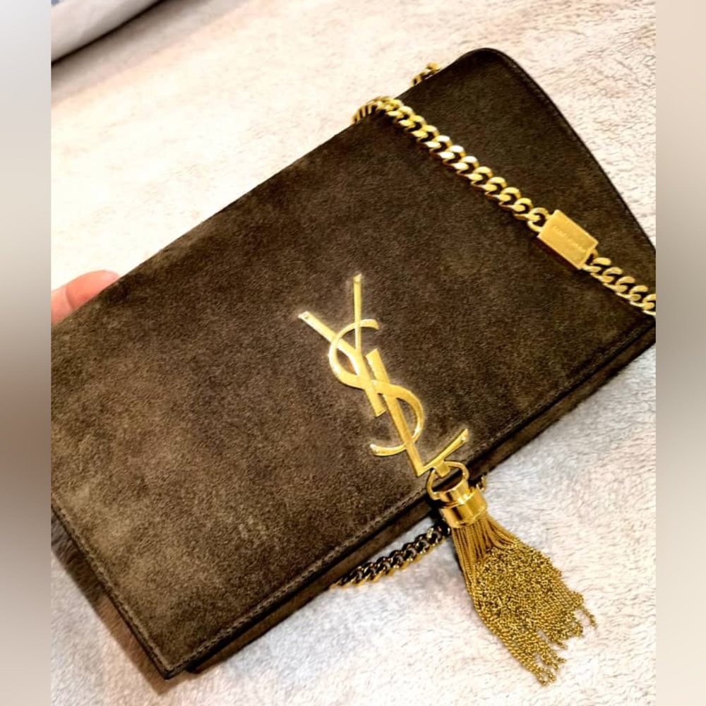 YSL BO Monogramme Calf Leather Bag